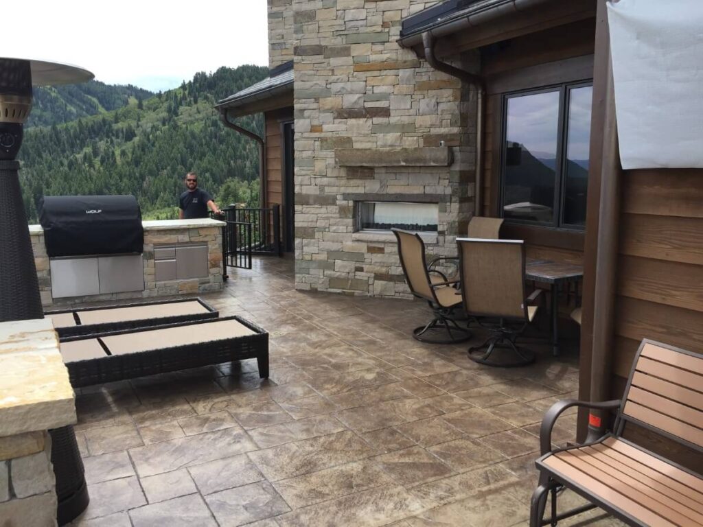Acid Staining Concrete Salt Lake City Utah