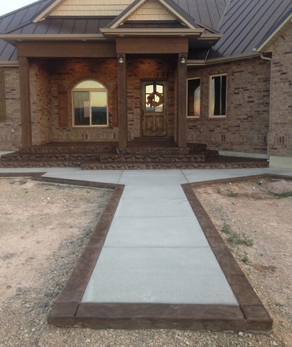 Acid Staining In Concrete Salt Lake City Utah