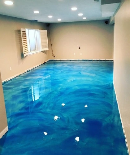 Metallic Epoxy Flooring in Salt Lake City Utah